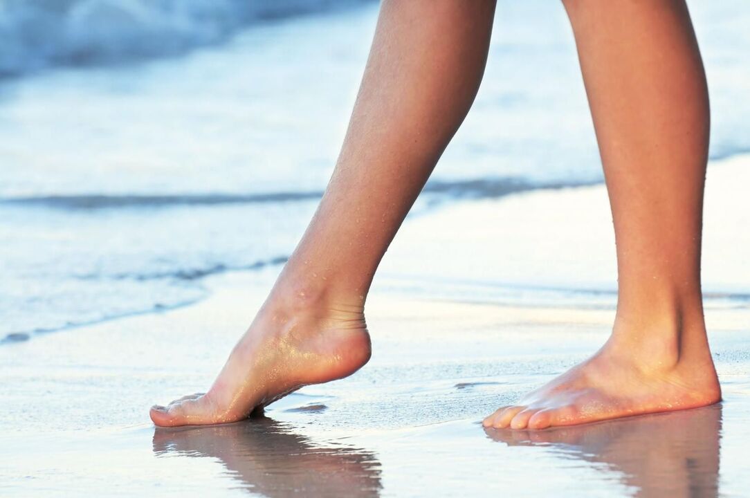 Varikozu vēnu profilakse – staigāšana pa ūdeni basām kājām
